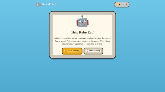 Code & Feed! - Belajar Coding dengan Memberi Makan Robot