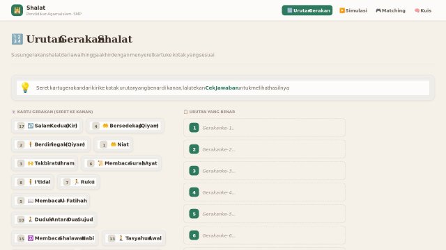 Media Pembelajaran Interaktif PAI – Shalat