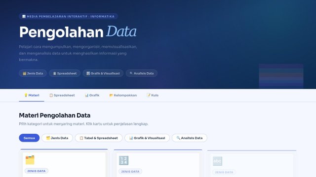 Pengolahan Data — Media Pembelajaran Interaktif Informatika